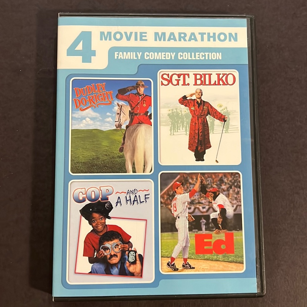 12 for $15 or 6 for $10. 4 movie dvd set
